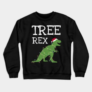 Tree-Rex Shirt Funny Christmas Dinosaur Crewneck Sweatshirt